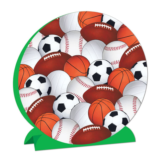 Beistle 3-D Sports Centerpiece  (1/Pkg) Party Supply Decoration : Sports