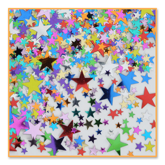 Beistle Pretty Party Stars Confetti - Party Supply Decoration for General Occasion