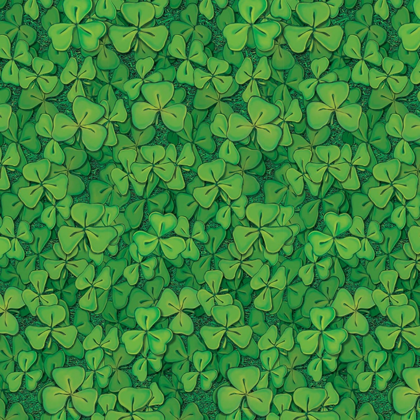 Beistle Clover Field Backdrop 4' x 30' (1/Pkg) Party Supply Decoration : St. Patricks