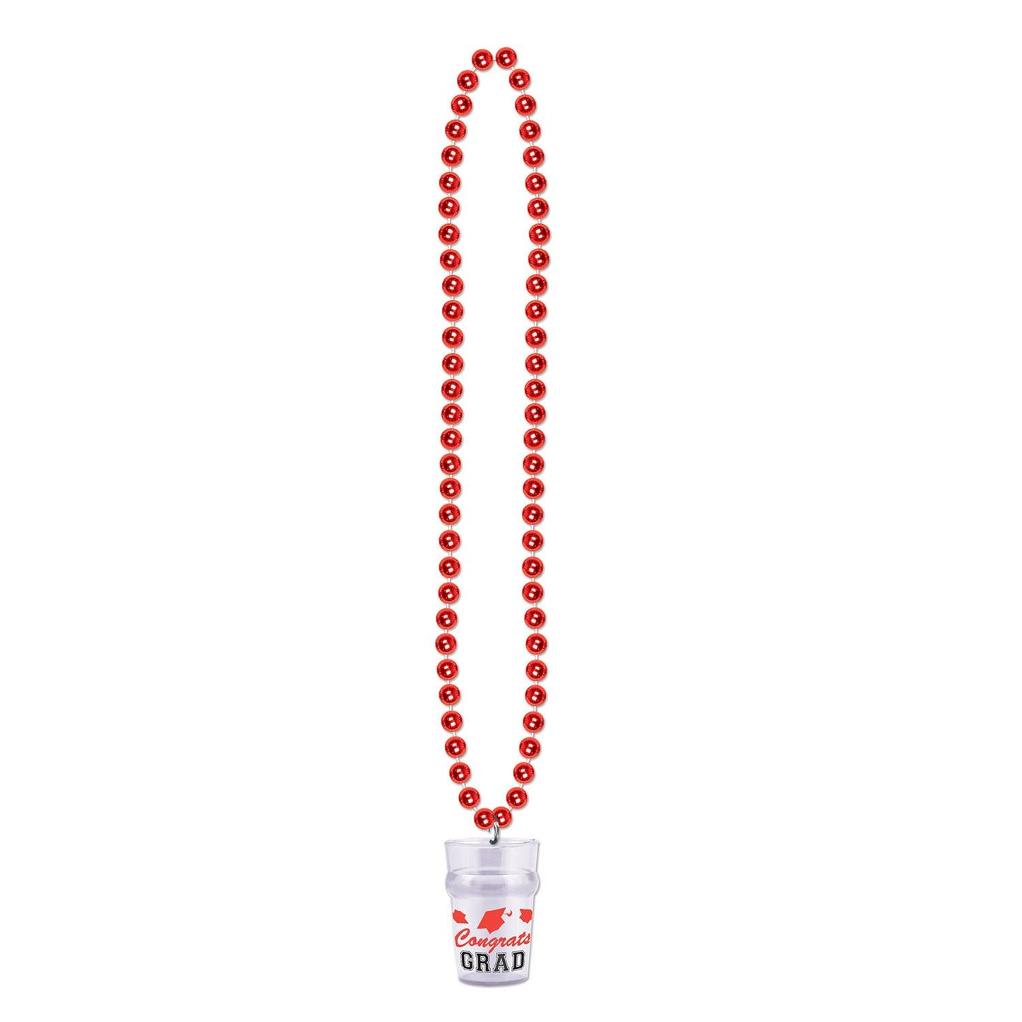 Beistle Beads w/Grad Glass - Party Supply Decoration for Graduation