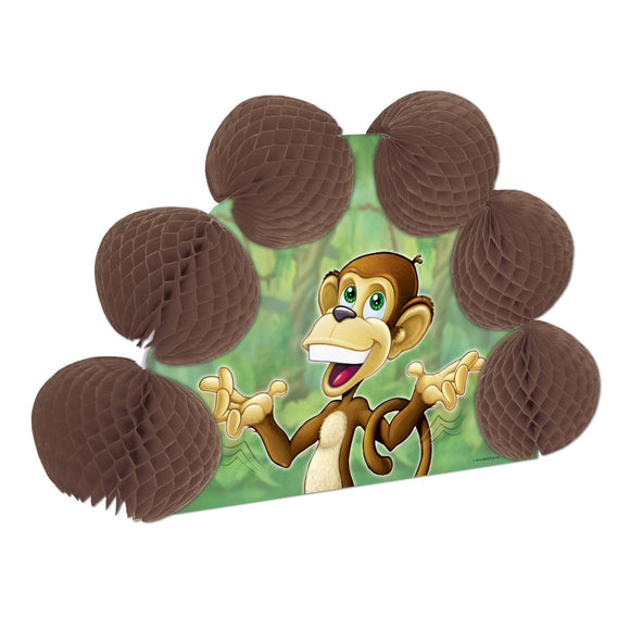 Beistle Monkey Pop-Over Centerpiece 10 in  (1/Pkg) Party Supply Decoration : Jungle