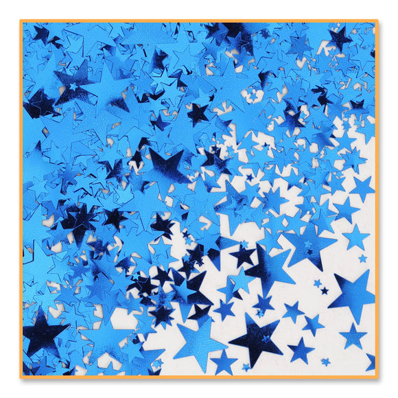 Beistle Blue Stars Confetti - Party Supply Decoration for General Occasion