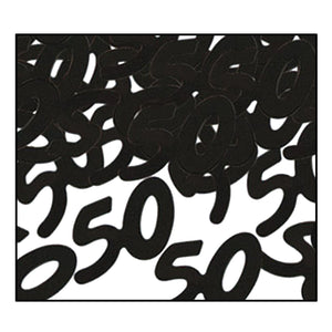 Beistle Black Fanci-Fetti 50 Silhouettes - Party Supply Decoration for Over-The-Hill