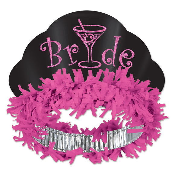 Beistle Glittered Bride Tiara - Party Supply Decoration for Bachelorette