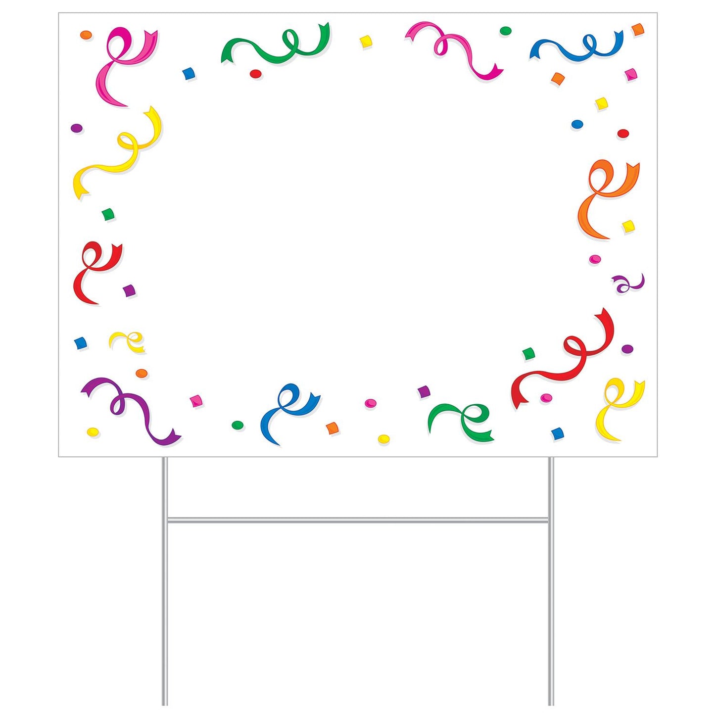 Beistle All Weather  in Blank in  Yard Sign 110.5 in  x 150.5 in  (1/Pkg) Party Supply Decoration : General Occasion