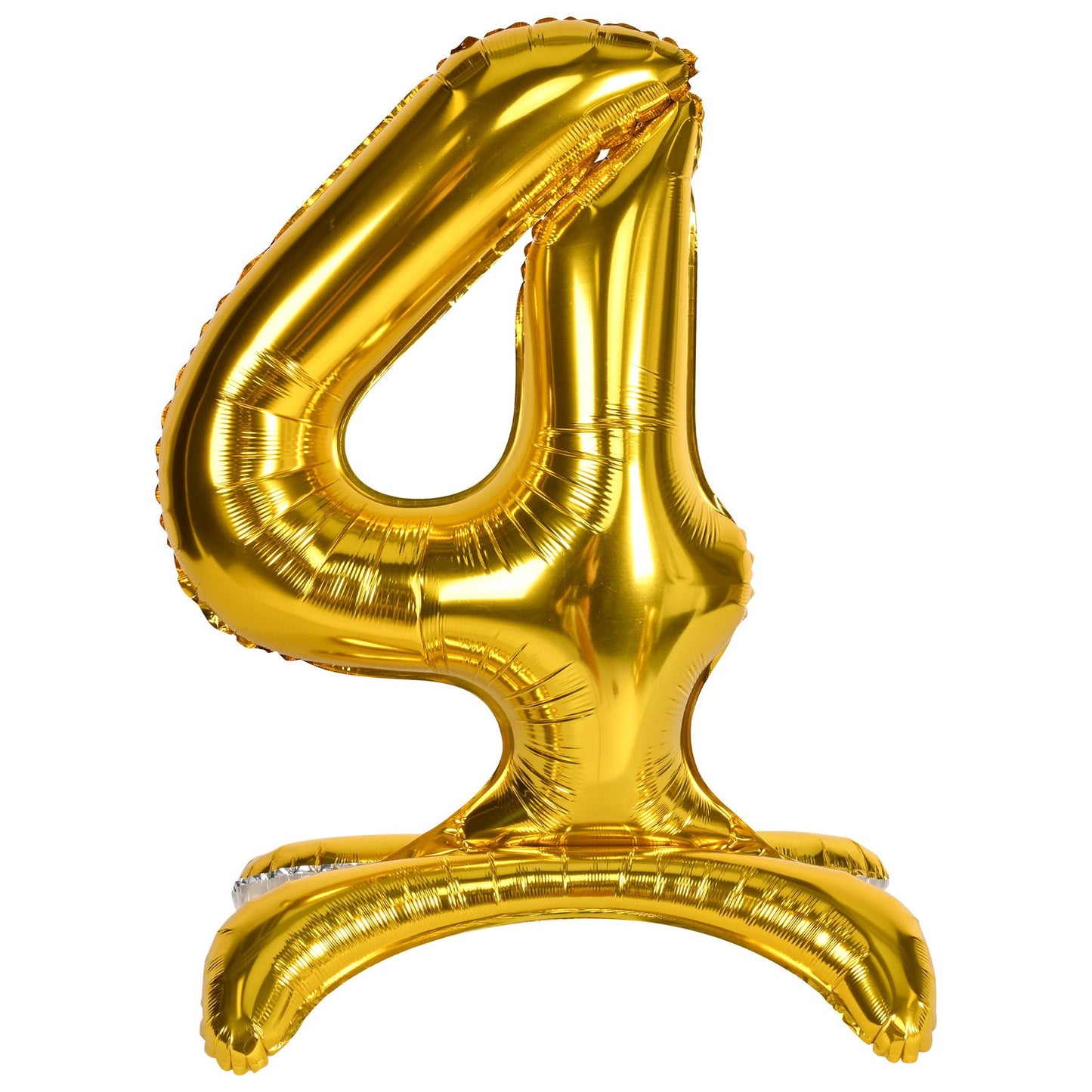 Beistle Self-Standing Balloon Number "4" - Party Supply Decoration for Birthday