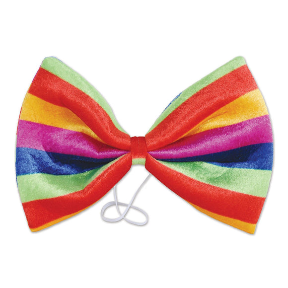 Beistle Jumbo Rainbow Bow Tie - Party Supply Decoration for Rainbow