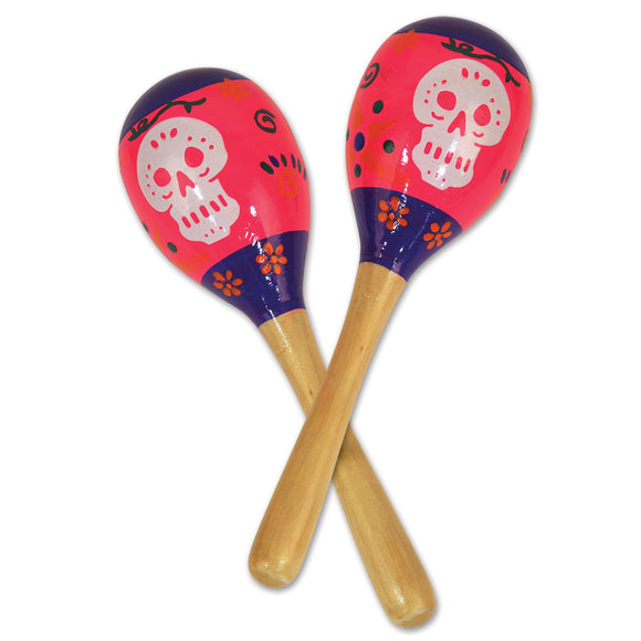 Beistle Day Of The Dead Maracas - Party Supply Decoration for Day of the Dead
