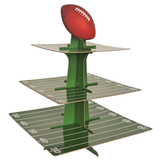 Beistle Football Cupcake Stand - Party Supply Decoration for Football