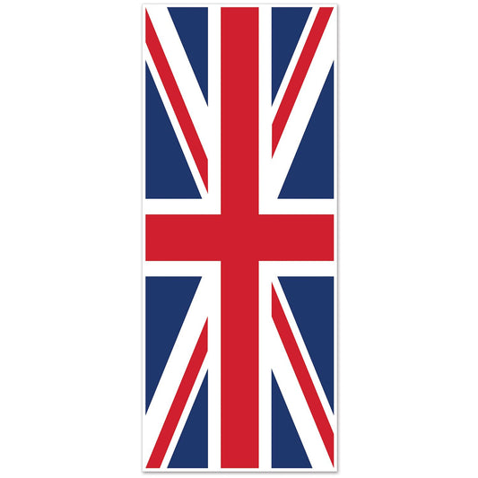 Beistle Union Jack Door Cover - Party Supply Decoration for British