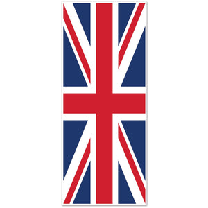 Beistle Union Jack Door Cover - Party Supply Decoration for British