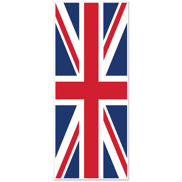 Beistle Union Jack Door Cover - Party Supply Decoration for British