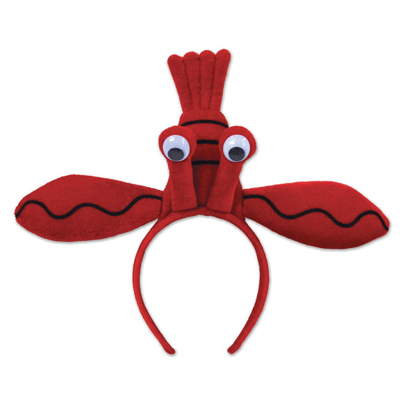 Beistle Lobster Headband  (1/Card) Party Supply Decoration : Mardi Gras