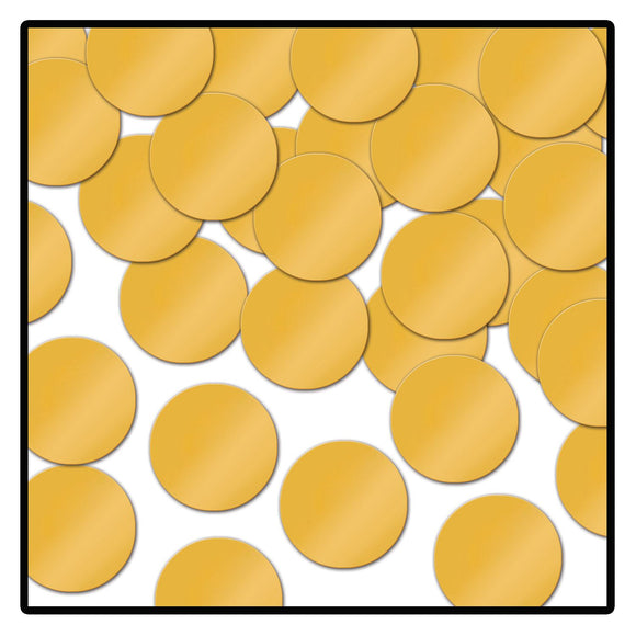 Beistle Gold Fanci-Fetti Dots - Party Supply Decoration for General Occasion
