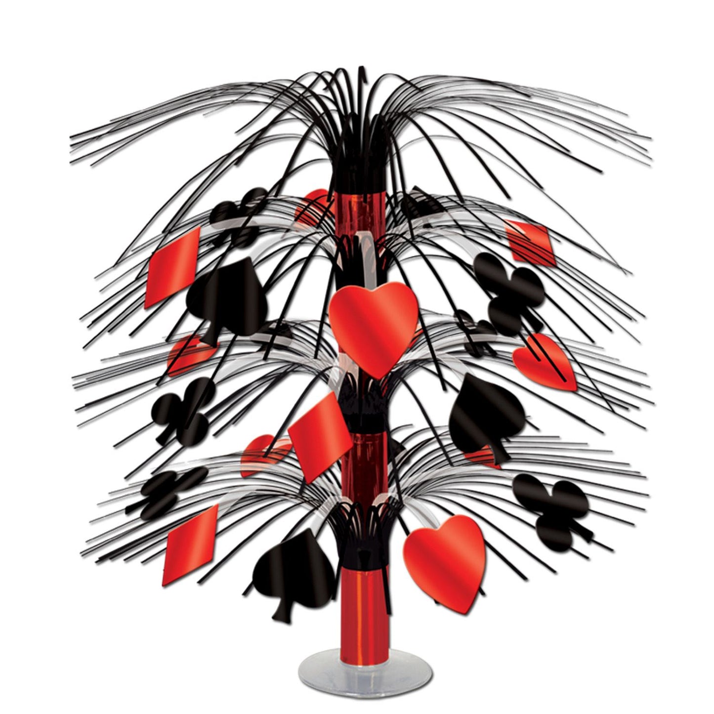 Beistle Casino Cascade Centerpiece 18 in  (1/Pkg) Party Supply Decoration : Casino