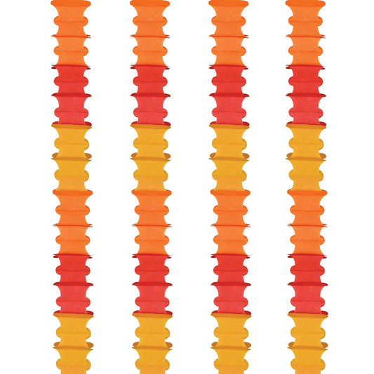 Beistle Ceiling Drops - Golden Yellow, Orange, Red - Party Supply Decoration for Thanksgiving / Fall