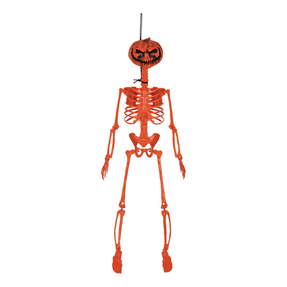 Beistle Plastic Pumpkin Skeleton - Party Supply Decoration for Halloween