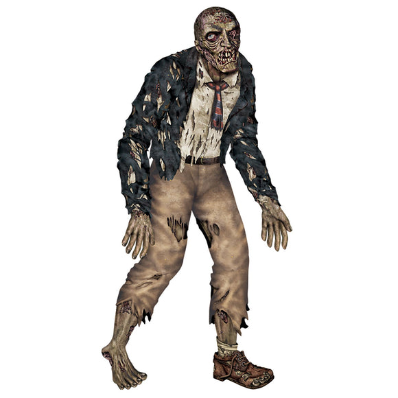 Beistle Jointed Zombie, 6 Feet Tall - Party Supply Decoration for Halloween