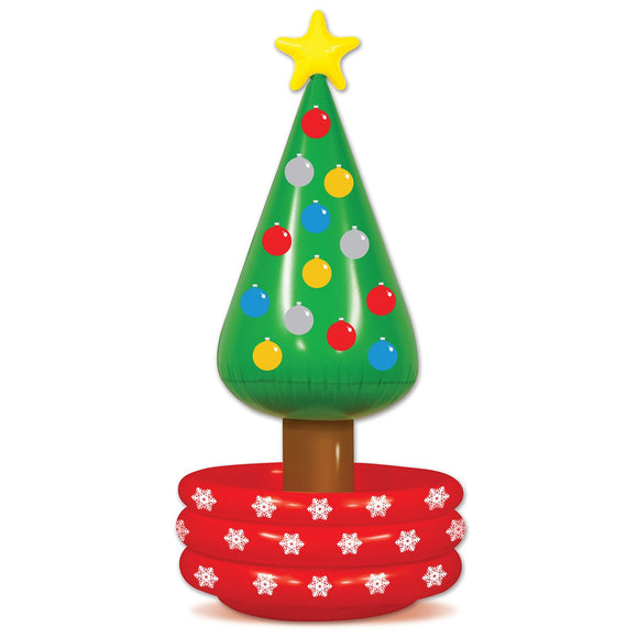Beistle Inflatable Christmas Tree Cooler - Party Supply Decoration for Christmas / Winter