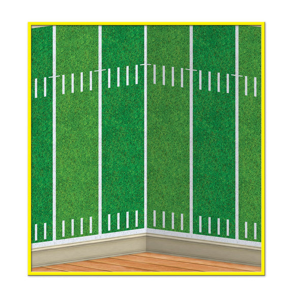 Beistle Football Field Backdrop 4' x 30' (1/Pkg) Party Supply Decoration : Football