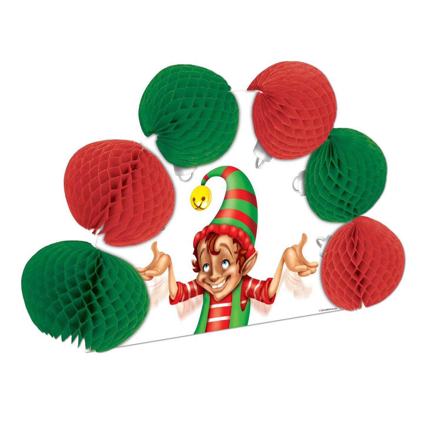 Beistle Elf Pop-Over Centerpiece 10 in  (1/Pkg) Party Supply Decoration : Christmas/Winter