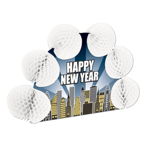 Beistle Happy New Year Pop-Over Centerpiece 10 in  (1/Pkg) Party Supply Decoration : New Years