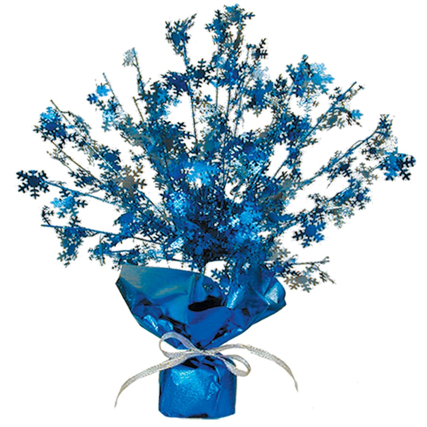 Beistle Snowflake Metallic Burst Centerpiece 15 in  (1/Pkg) Party Supply Decoration : Christmas/Winter