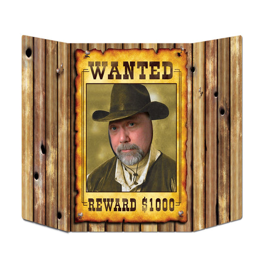 Beistle Wanted Poster Photo Prop - Party Supply Decoration for Western