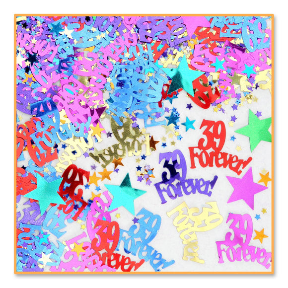 Beistle 39 Forever Confetti - Party Supply Decoration for Over-The-Hill