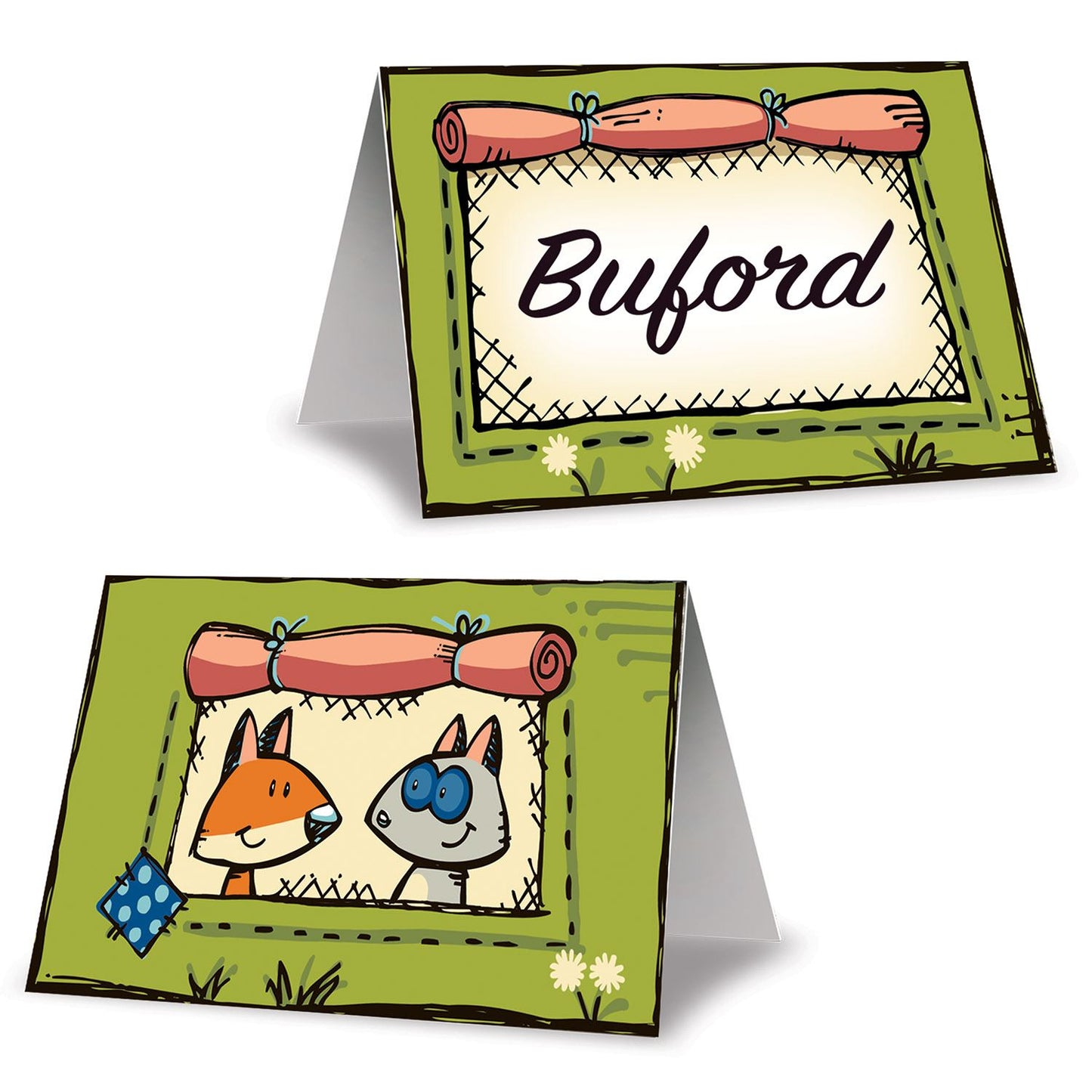 Woodland Friends Place Cards