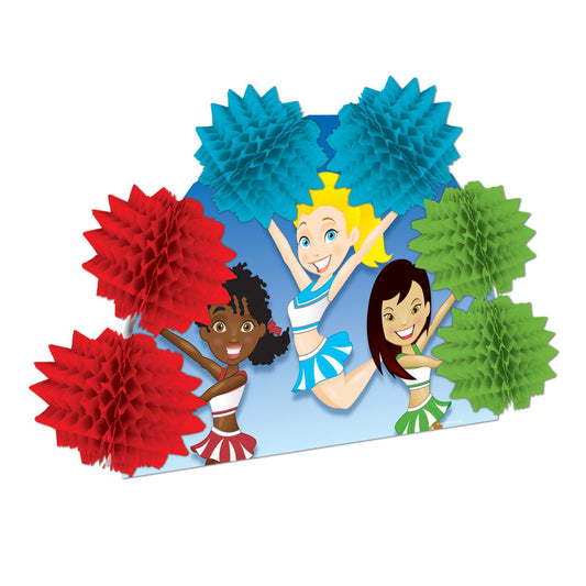 Beistle Cheerleading Pop-Over Centerpiece 10 in  (1/Pkg) Party Supply Decoration : Sports