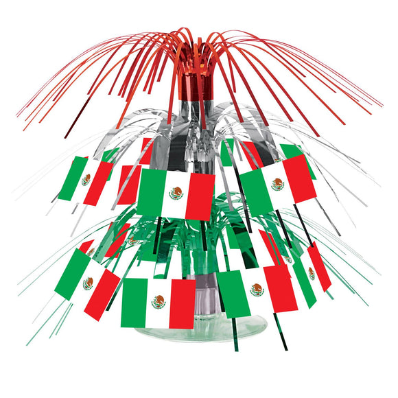 Beistle Mini Mexican Flag Cascade Centerpiece   (1/Pkg) Party Supply Decoration : Fiesta/Cinco de Mayo