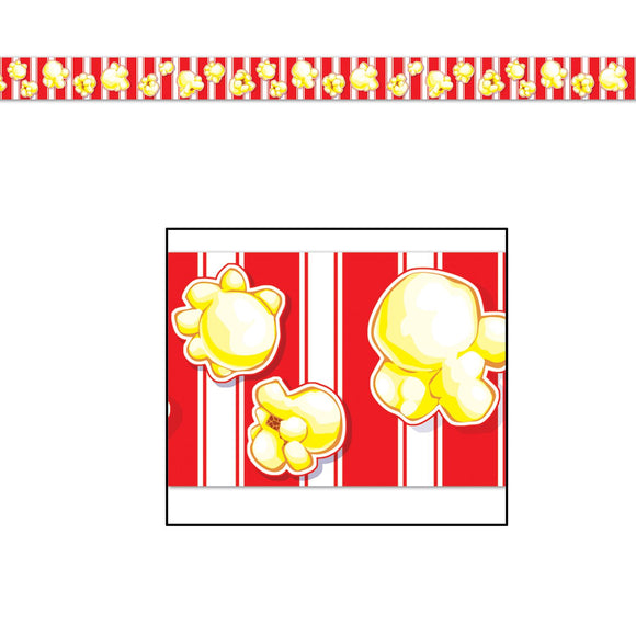 Beistle Popcorn Party Tape - Party Supply Decoration for Awards Night