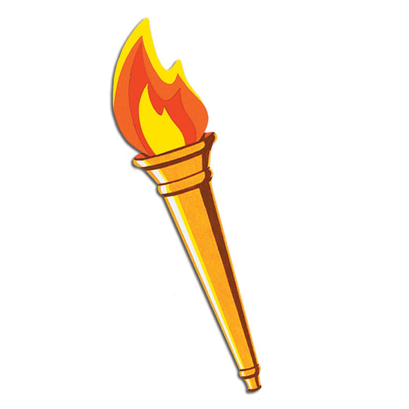 Beistle Torch Cutout 24 in   Party Supply Decoration : Sports