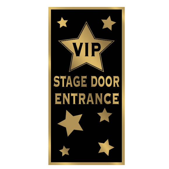 Beistle VIP Stage Door Entrance Door Cover - Party Supply Decoration for Awards Night
