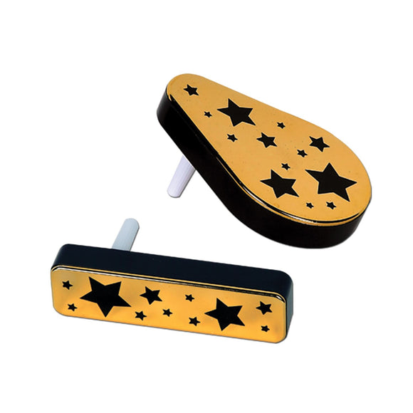 Beistle Black and Gold Plastic Metallic Noisemakers (sold 20 per box) - Party Supply Decoration for New Years