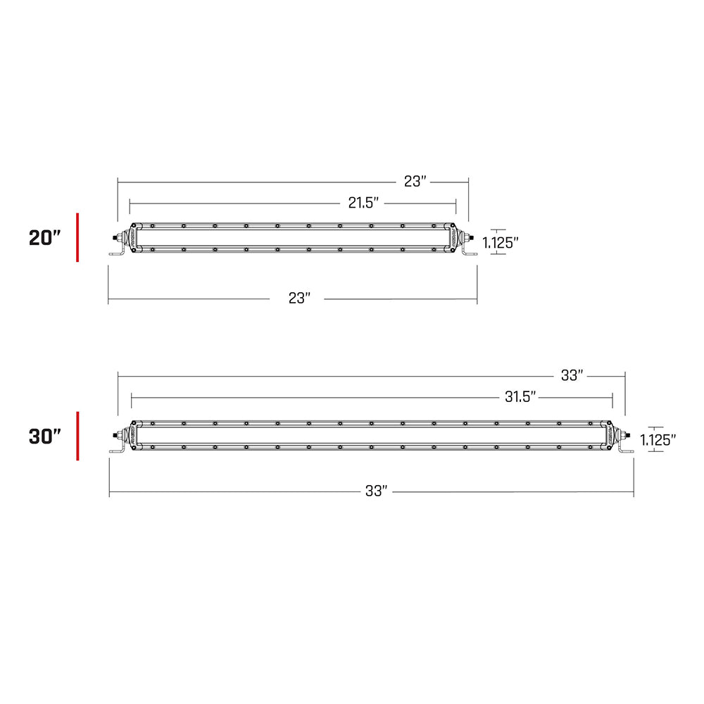 RIGID Industries SAE Compliant SR-SRS 20" Light Bar - Black [920413]