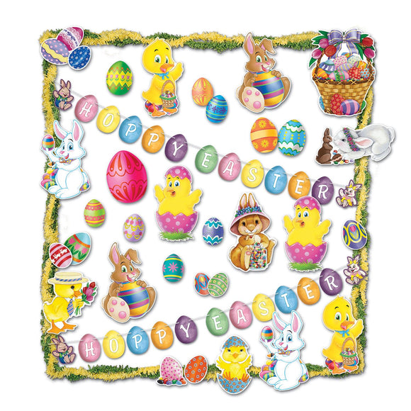 Beistle Easter Decoration Kit - Party Supply Decoration for Easter
