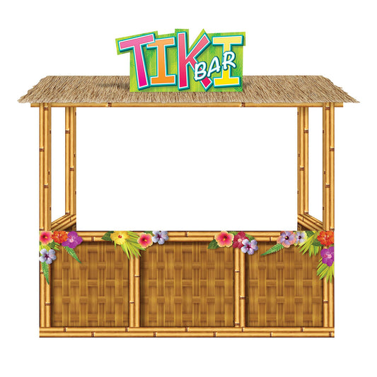 Beistle 3-D Tiki Bar Prop - Party Supply Decoration for Luau