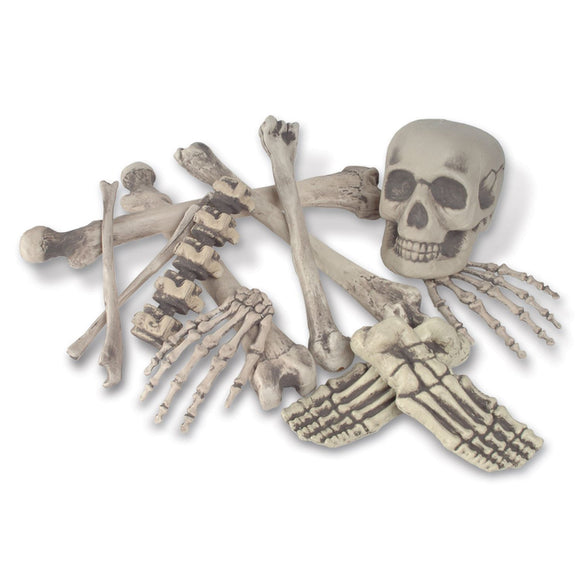 Beistle Bag 'O Bones (12/Pkg) - Party Supply Decoration for Halloween
