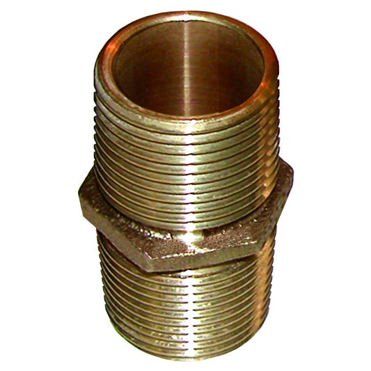 GROCO Bronze Pipe Nipple - 2-1/2" NPT [PN-2500]