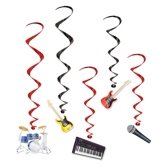 Beistle Band Whirls (5/pkg) - Party Supply Decoration for Music