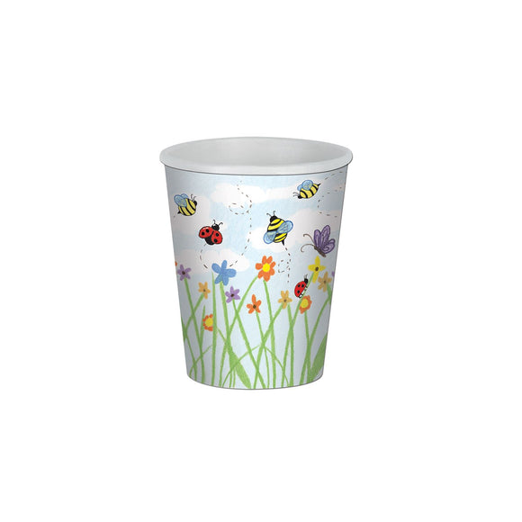 Beistle Garden Beverage Cups - Party Supply Decoration for Baby Shower