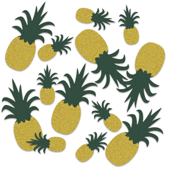 Beistle Pineapple Deluxe Sparkle Confetti - Party Supply Decoration for Luau
