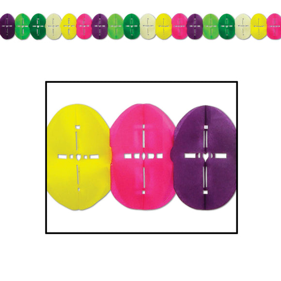 Beistle Easter Egg Garland - Party Supply Decoration for Easter
