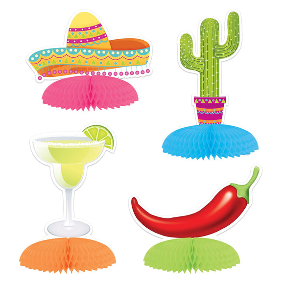 Beistle Fiesta Mini Centerpieces   (8/Pkg) Party Supply Decoration : Fiesta/Cinco de Mayo