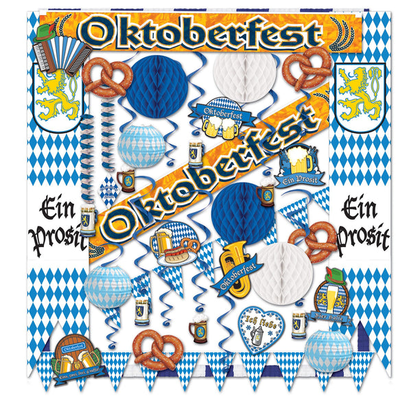 Beistle Oktoberfest Decorating Kit - Party Supply Decoration for Oktoberfest