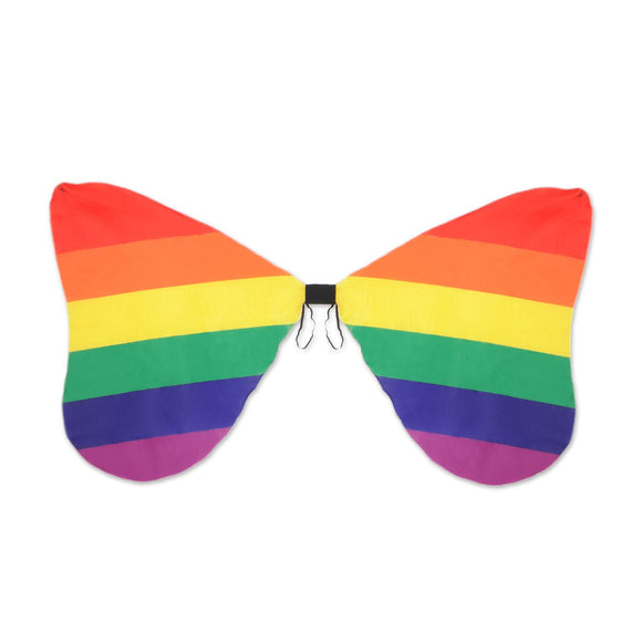 Beistle Fabric Rainbow Wings - Party Supply Decoration for Rainbow