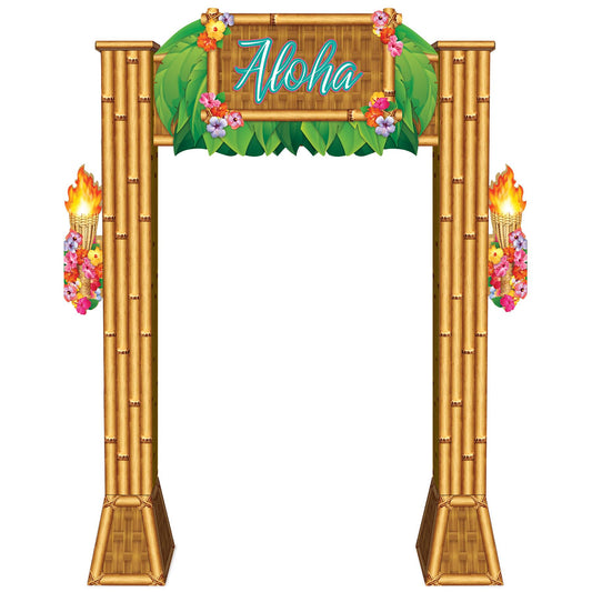 Beistle Luau 3-D Archway Prop - Party Supply Decoration for Prom