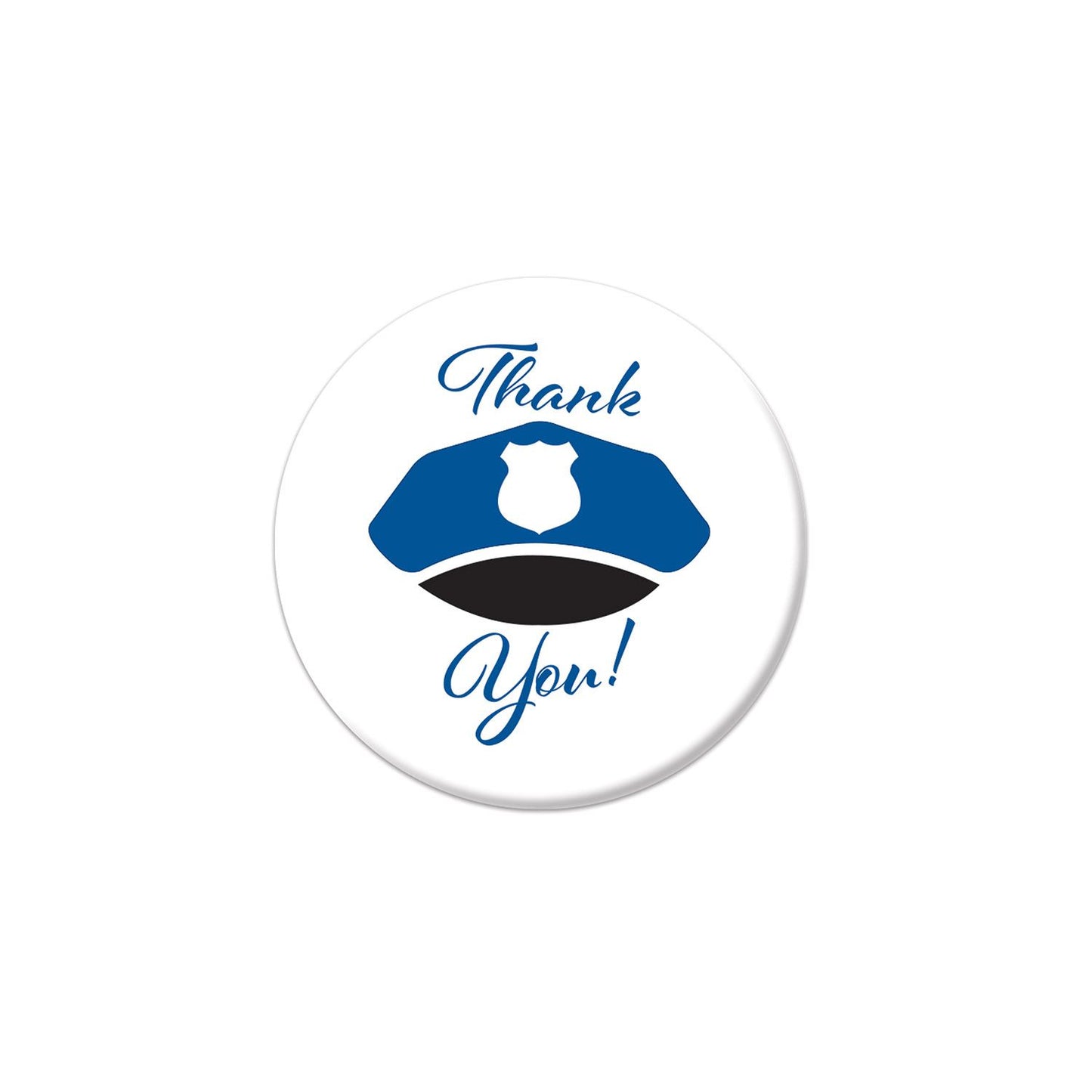 Beistle Thank You! Law Enforcement Button - Party Supply Decoration for Patriotic